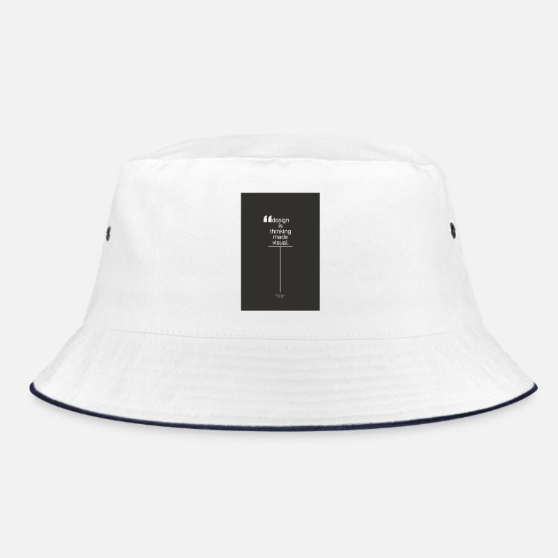 Design is Thinking Made Visual Poster Bucket Hat
