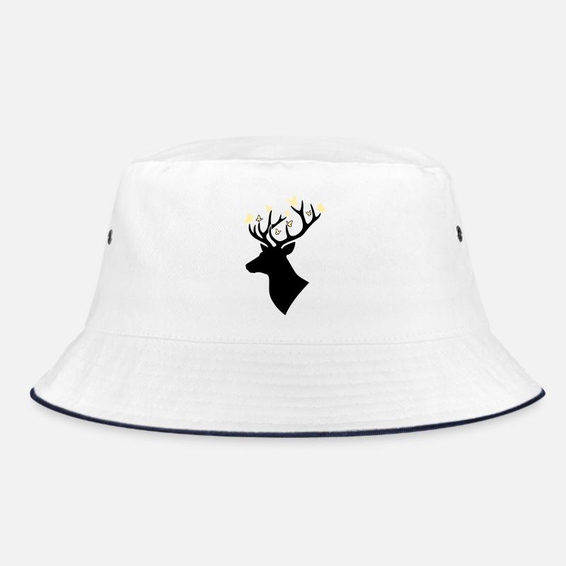Jaune papillon tête de cerf Bob