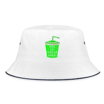Matcha Walk - Bob - blanc/marine - Devant