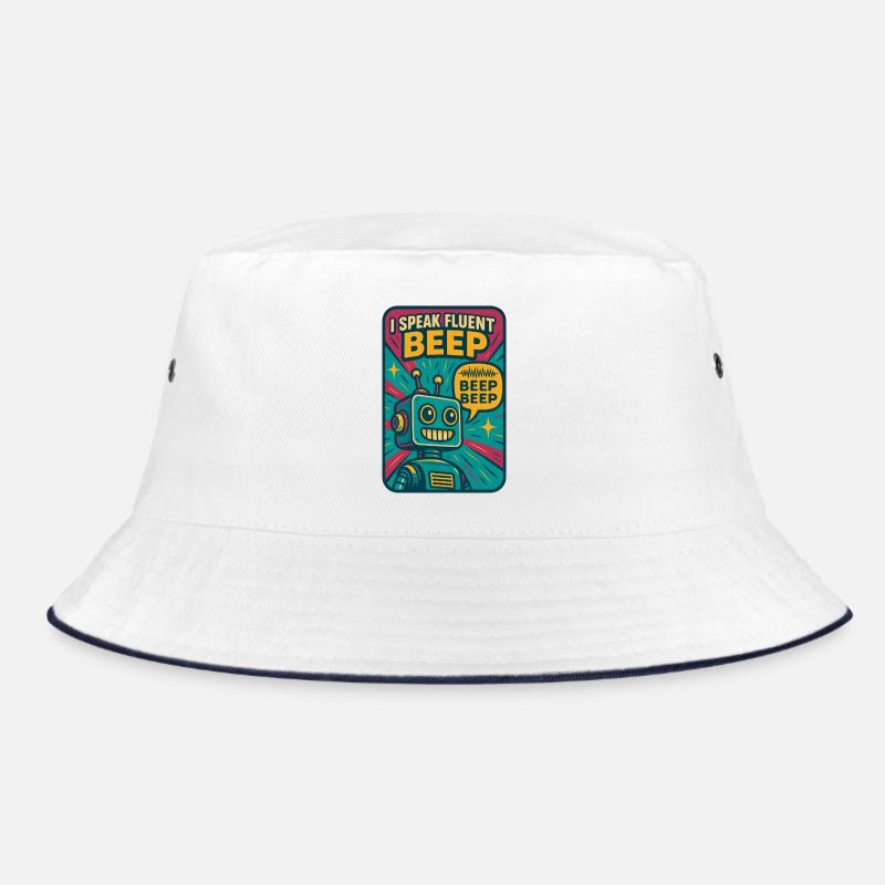 Flowing Beep | Robot Sci-Fi Nerd Bucket Hat