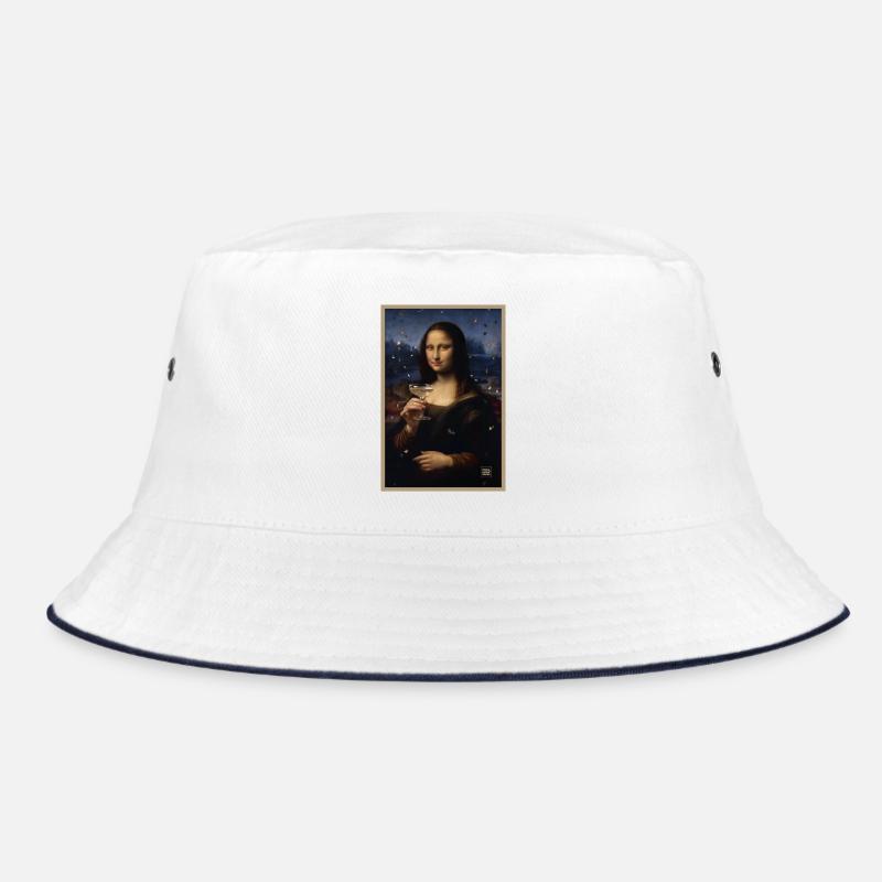 Mona Konfetti-Porträt Mitternachtsparty-Cocktail Bucket Hat