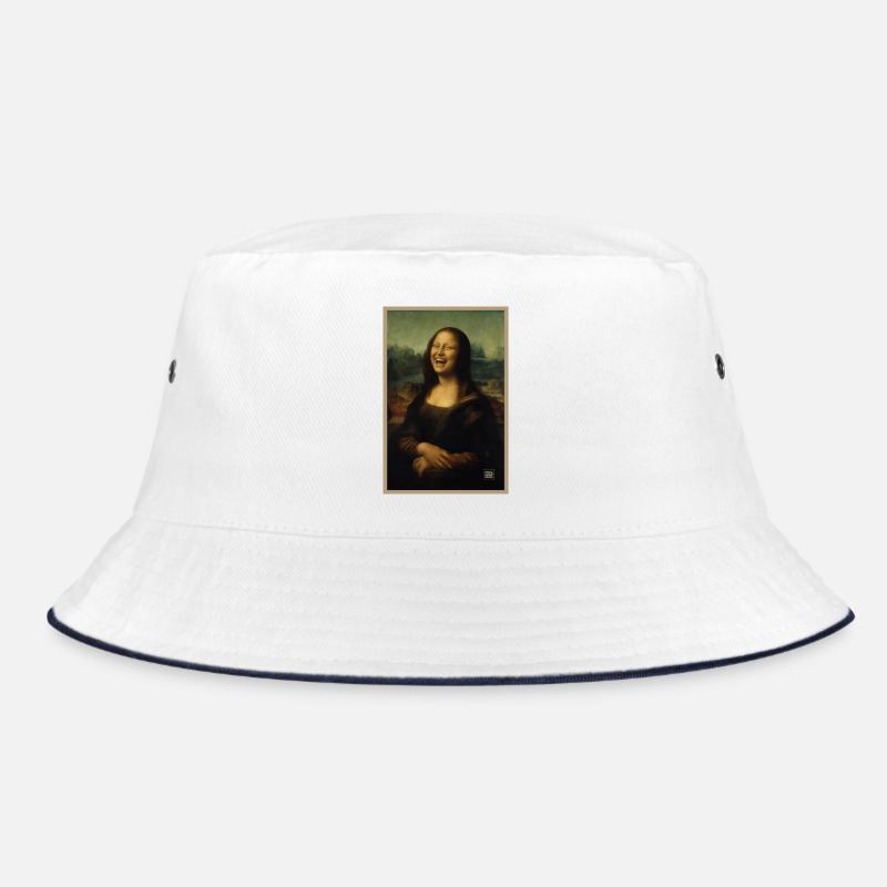 Lachende Mona-Lisa-Parodie LOL Bucket Hat