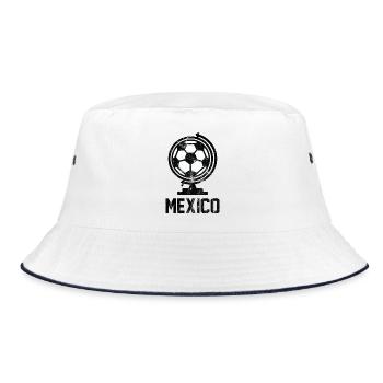 Mexico Football - Bucket Hat - white/navy - Front
