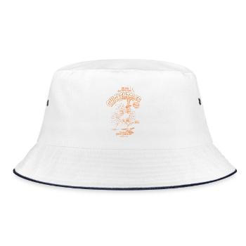 Chickenzales - Bucket Hat - Weiß/Navy - Vorne