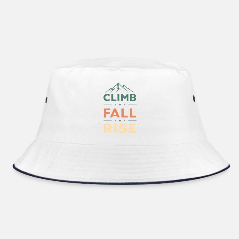 Climb Fall Rise Mountain Bucket Hat