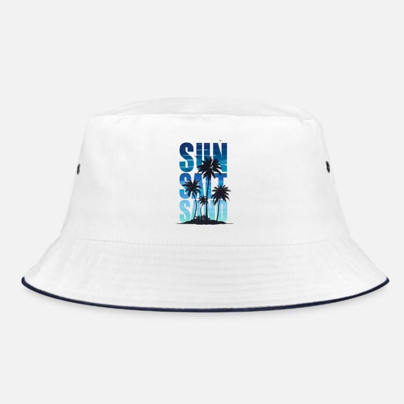 Sun Salt Sand – Sommer-Tropendesign Bucket Hat