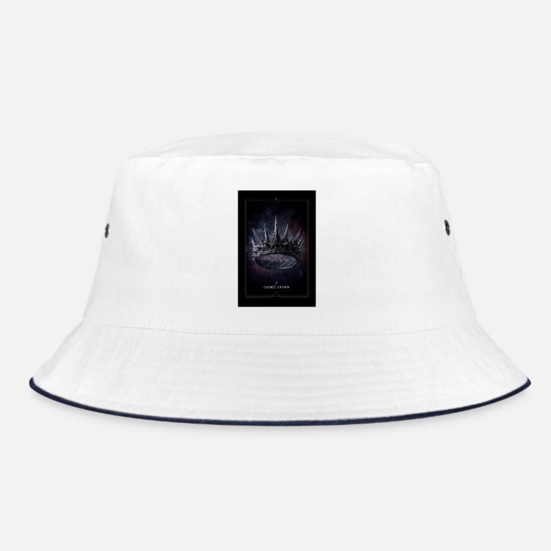 Cosmic Crown: Spiked Nebula Bucket Hat