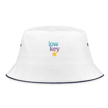 Faute de frappe de gradient Low Key avec Smiley - Bob - blanc/marine - Devant
