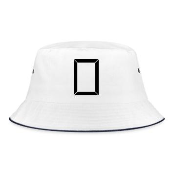 Picture Frame - Bucket Hat - white/navy - Front