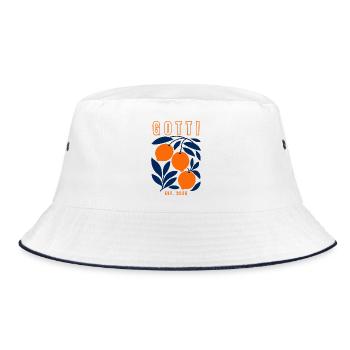 Gotti Patentante 2025 - Bucket Hat - Weiß/Navy - Vorne