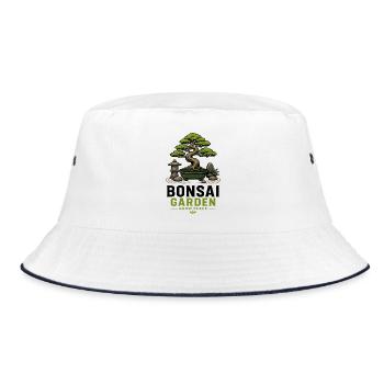 Bonsaï japonais Plant d’arbre zen Bonsai - Bob - blanc/marine - Devant