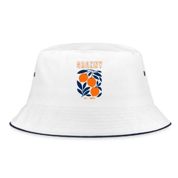 Granny Grandmother Grandma 2024 - Bucket Hat - white/navy - Front