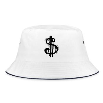 Slavic Dollar - Bucket Hat - white/navy - Front