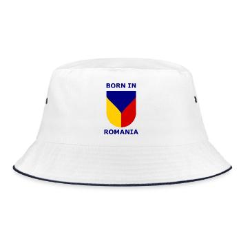 Né en Roumanie Shield - Bob - blanc/marine - Devant