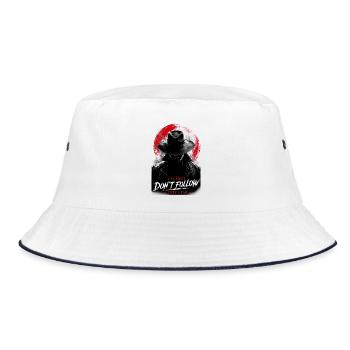 Legends do not lead to follow - Bucket Hat - white/navy - Front
