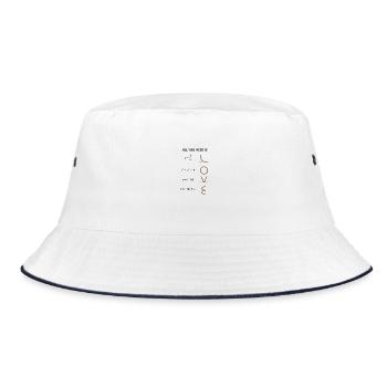 Mathematician Humor Mathematics - Bucket Hat - white/navy - Front