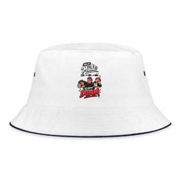 Nach Müde Kommt Dumm - Bucket Hat - Weiß/Navy - Vorne