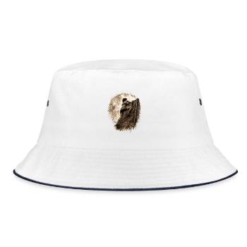 Mud Masters - GRIP. CLIMB. CONQUER. - Bucket Hat - Weiß/Navy - Vorne