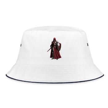TEMPLARIO_3 - Bucket Hat - Weiß/Navy - Vorne