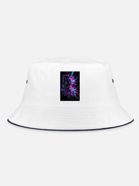 Schredder die Definitionen - Bucket Hat - Weiß/Navy