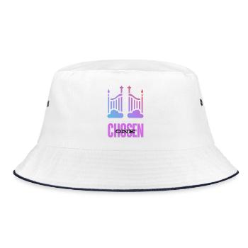 Auserwählter - Bucket Hat - Weiß/Navy - Vorne