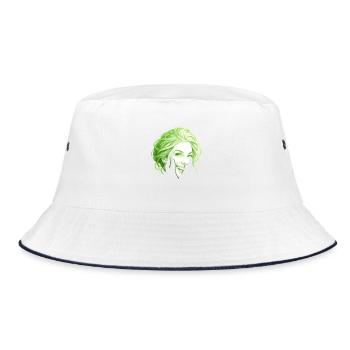 Emerald Lady - Bucket Hat - white/navy - Front
