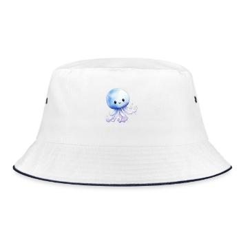 Class Animal: Jellyfish Class - Bucket Hat - white/navy - Front