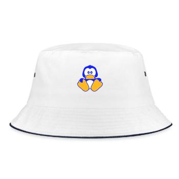 Mignon Penguin Siège Bébé Enfant Tout-petit Timide - Bob - blanc/marine - Devant