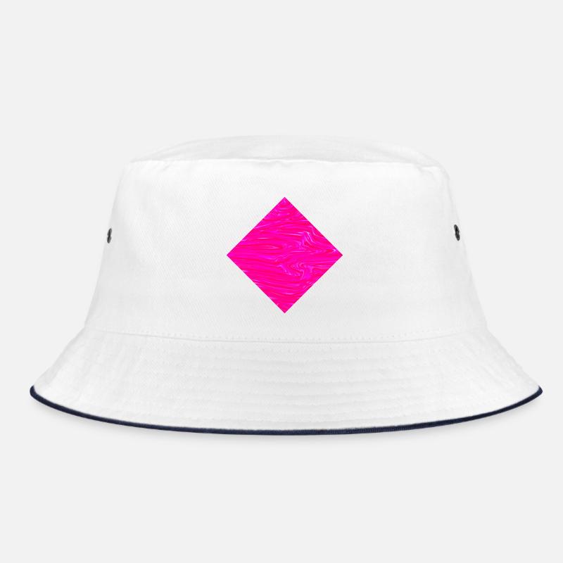 pinkypink - Bucket Hat - white/navy