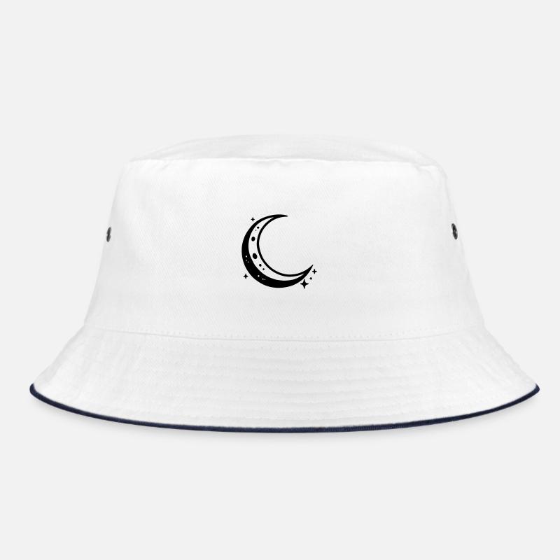 Moon Crescent Moon Bucket Hat