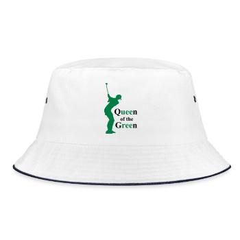 Golf - Bucket Hat - Weiß/Navy - Vorne