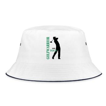 golf - Bucket Hat - white/navy - Front