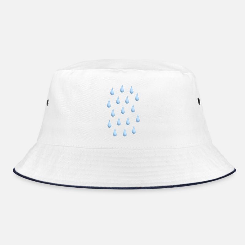 Rain Raindrops Bucket Hat