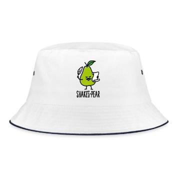 Shakes-Pear, Shakespeare Funny Pear Pun - Bob - blanc/marine - Devant