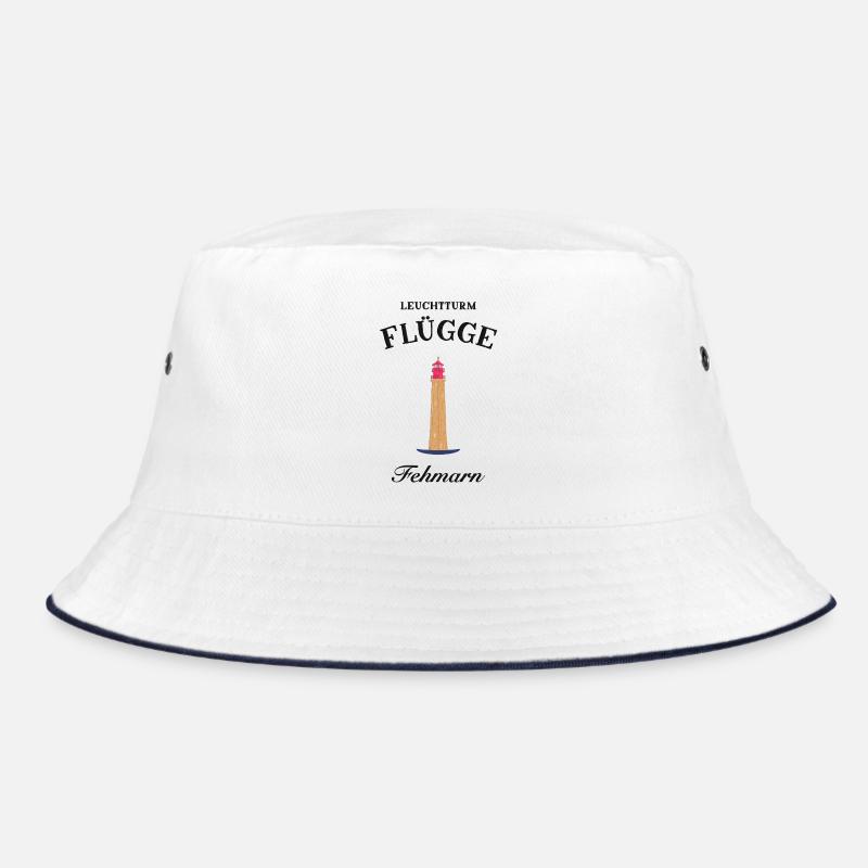 Leuchtturm Flügge, Insel Fehmarn, Ostsee Bucket Hat