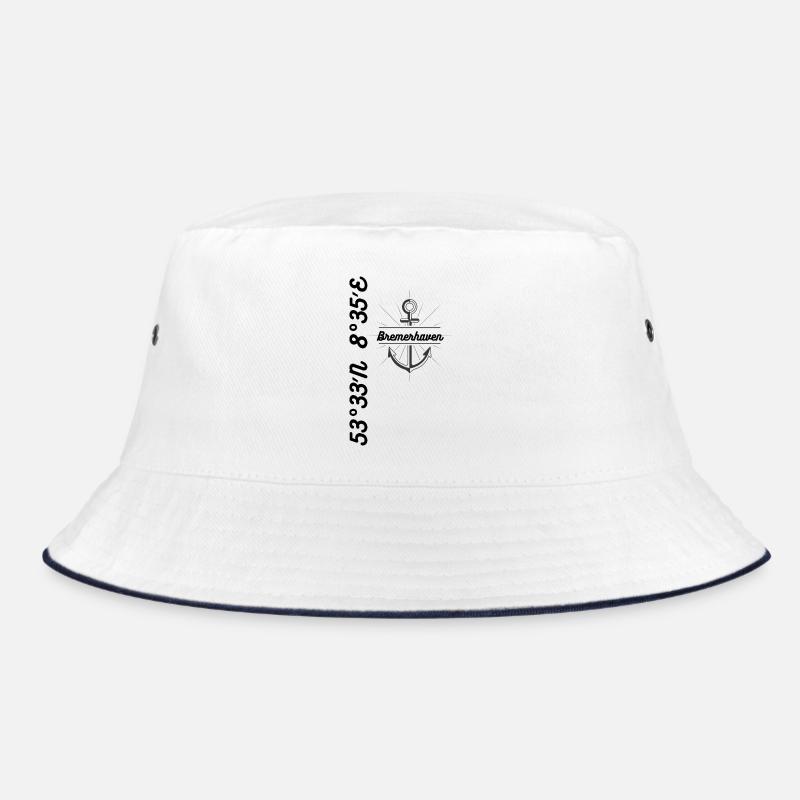 Bremerhaven coordinates Maritim Bucket Hat