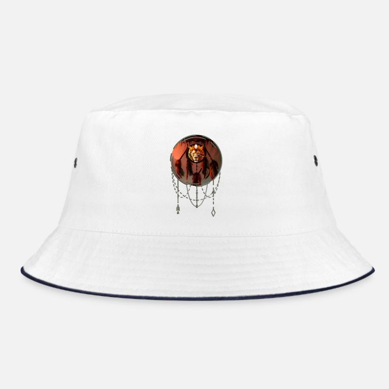 Traumfänger mit Löwe Bucket Hat