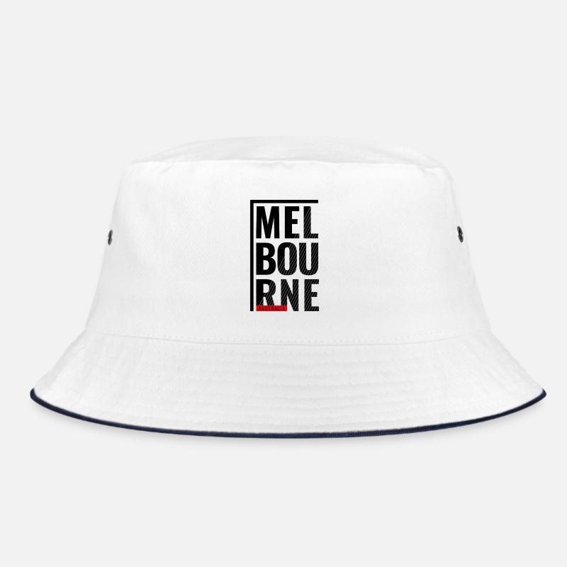 Melbourne Australien Typografie Design Bucket Hat