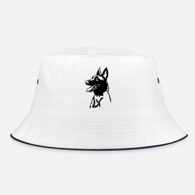 Malinois Kopf Bucket Hat