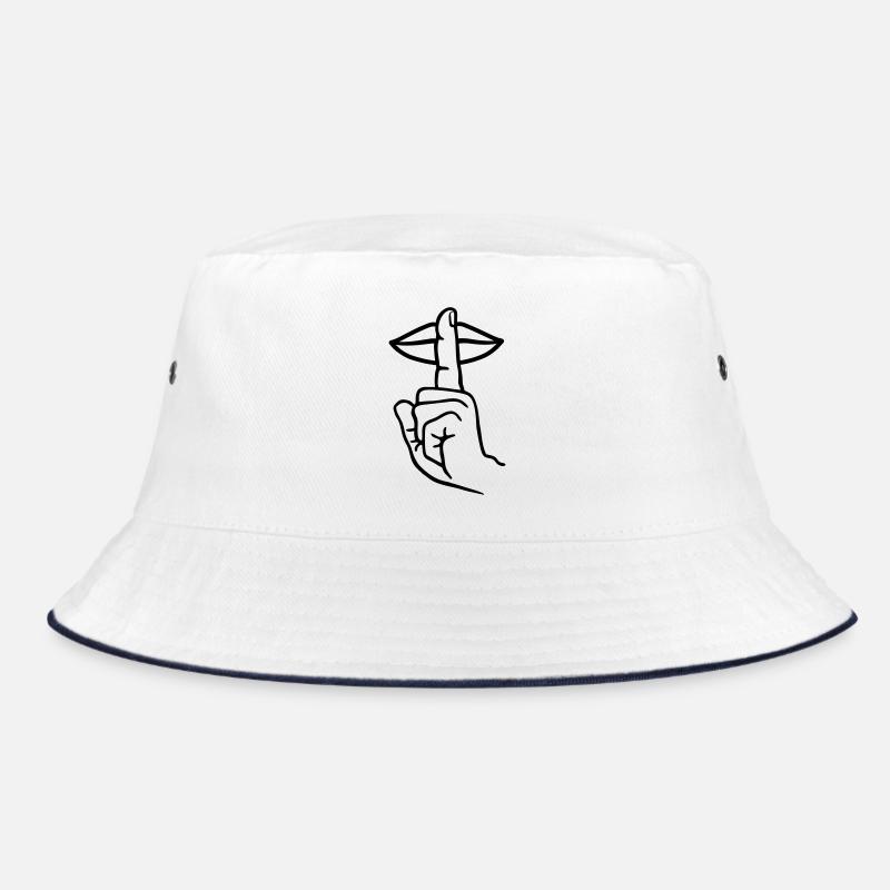 Main avec doigt silence geste de la main Bob