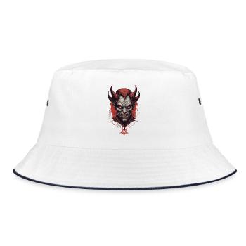 Diable démon de l'enfer - Bob - blanc/marine - Devant