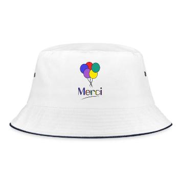 MERCI. MAÎTRESSE. MAÎTRE. MERCI MAÎTRESSE - Bob - blanc/marine - Devant