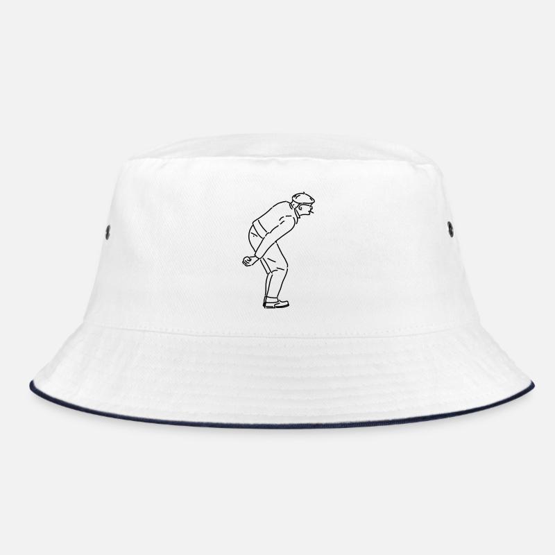Petanque Player Right-Handed Bucket Hat