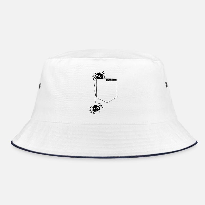 Arachnids - Bucket Hat - white/navy