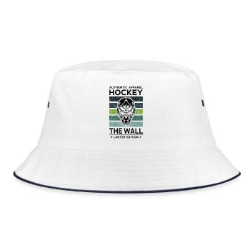 Hockey - Bucket Hat - Weiß/Navy - Vorne