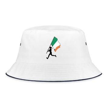 Drapeau Irlande Femme Courir - Bob - blanc/marine - Devant