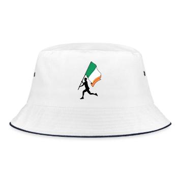 Drapeau Irlande Homme Courant - Bob - blanc/marine - Devant