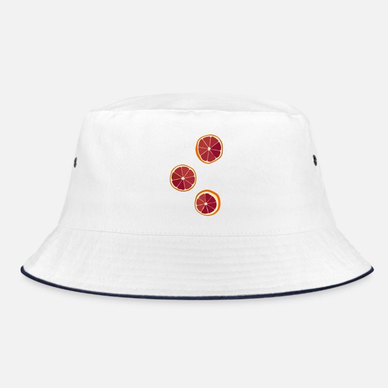 Blutorangen Herbst Dekoration Geschenk Bucket Hat