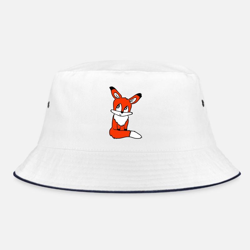 Fuchs Rotfuchs Wildes Tier Schlauer Wald Bewohner Bucket Hat