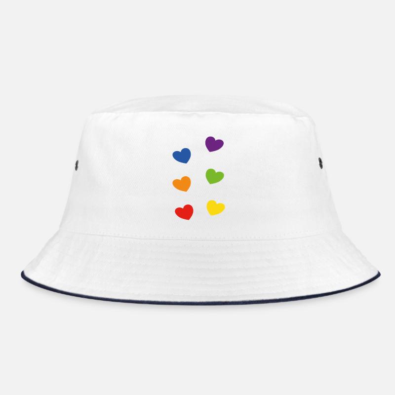 Fierté Rainbow Hearts Bob